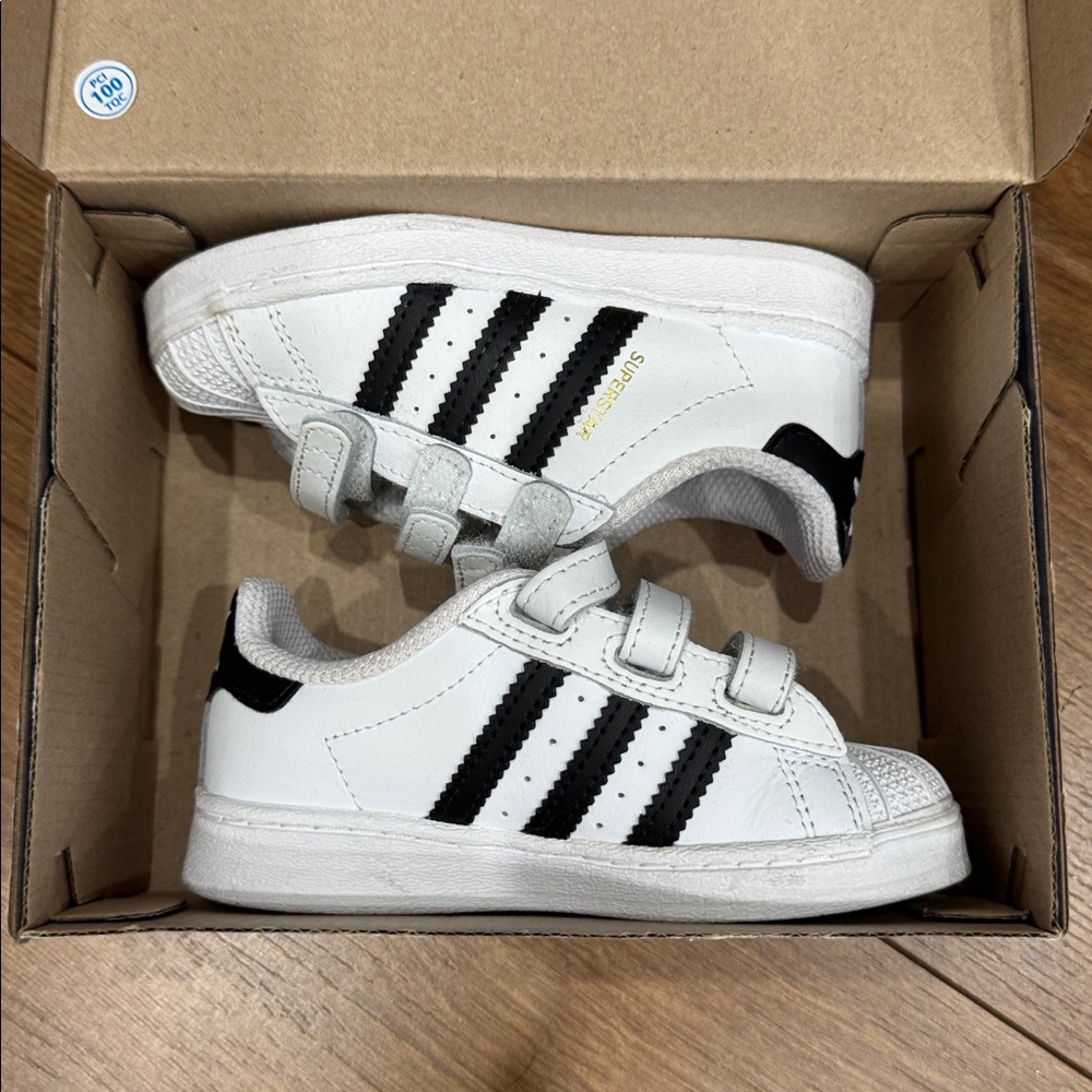 Hew ADIDAS SUPERSTAR CF I Baby/Toddler Size 7